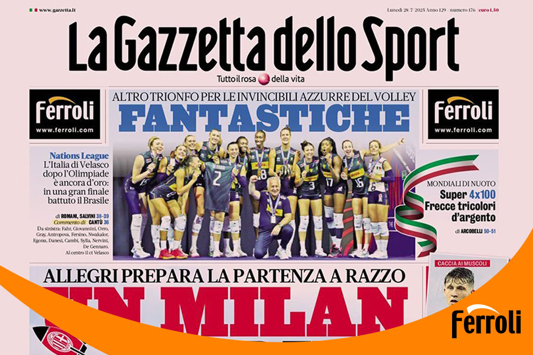 不朽情缘游戏官网入口强势上岸《米兰体育报》头版！