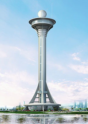 Torre Tur¨ªstico de Radar Meteorol¨®gico de Doppler de Changzhi de Shanxi